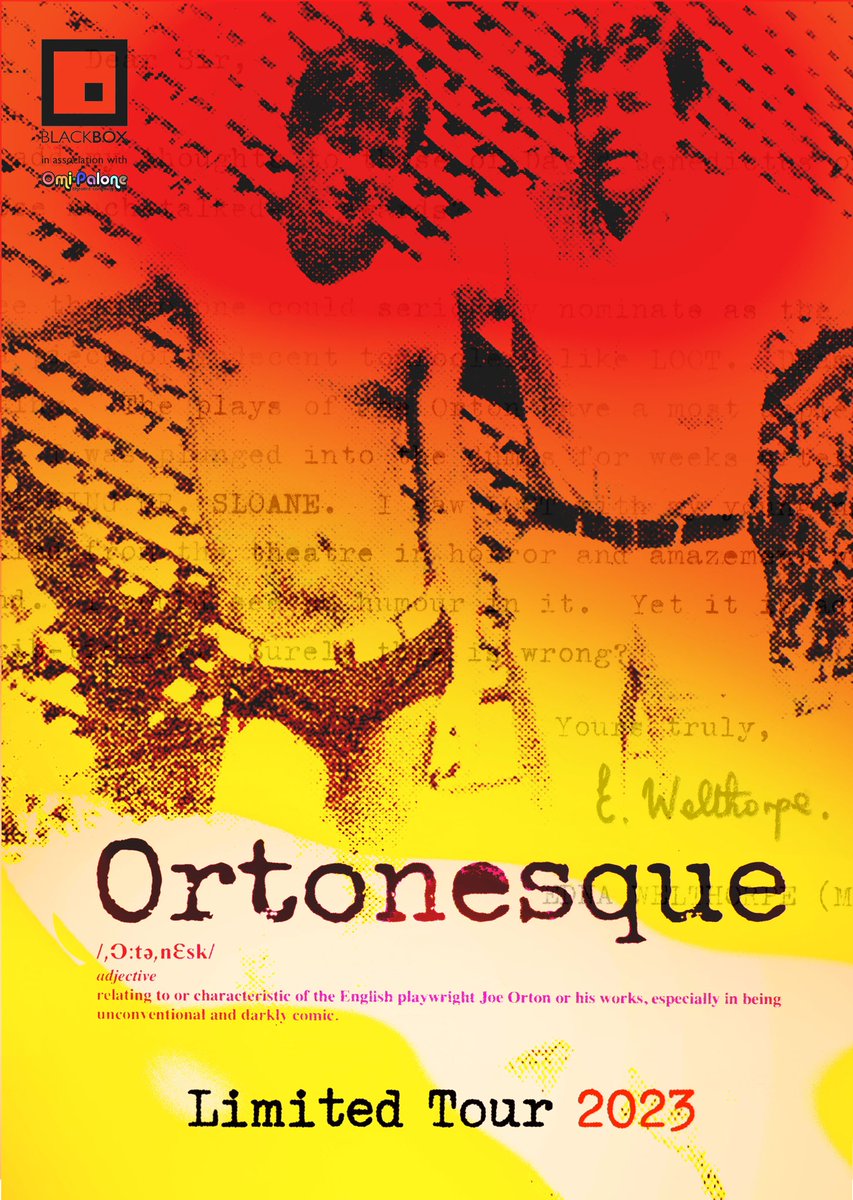 PaulCresser's tweet photo. Coming soon: #Ortonesque!

I’ll be playing #JoeOrton in our tour of the play I’ve helped to write about the troubled relationship between Joe &amp; his longtime partner #KennethHalliwell.

More details imminently!

#actor #theatre #lgbt #lgbtq #lgbttheatre #lgbtqtheatre #lgbthistory https://t.co/S9pAT0tSuI
