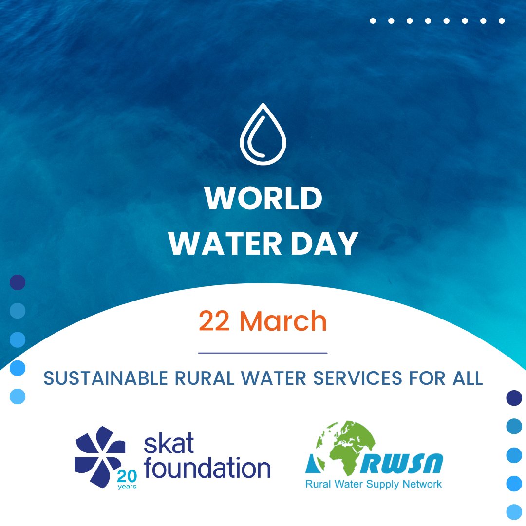 💧🌍 Today, we celebrate World Water Day 2023
This year's theme is focused on "Accelerating Change" to solve the water and sanitation crisis. And because water affects us all, we need everyone to take action.
Every drop counts💧

#wateraction #SDG6 #un2023waterconference #RWSN