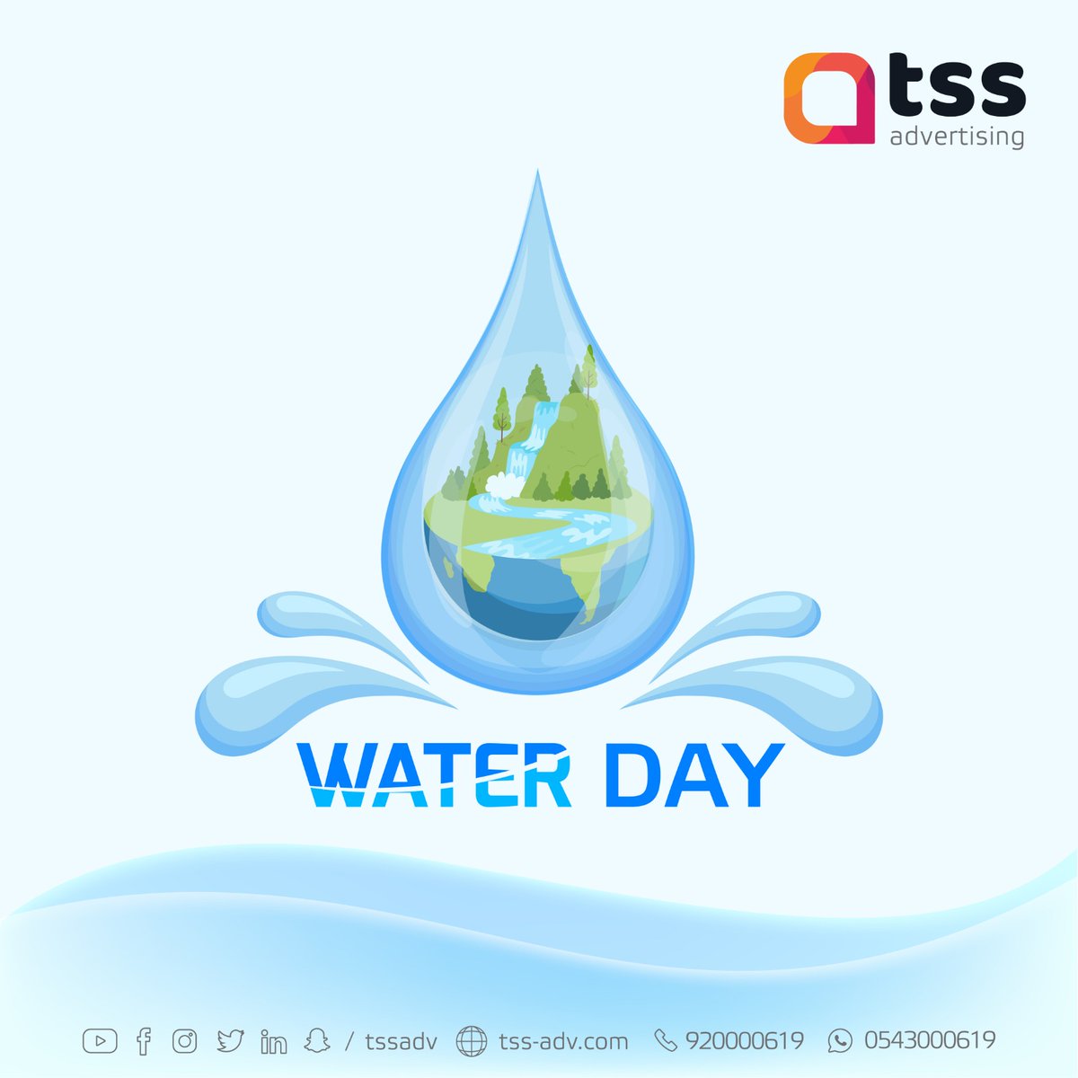 AbdulNameer1's tweet photo. Happy World Water Day! 💧 Let's all take a moment to appreciate the importance of water and how it affects our lives. Let's also take action to conserve and protect our water resources! #WorldWaterDay2023 #WaterIsLife #water https://t.co/iedJM1TfPq