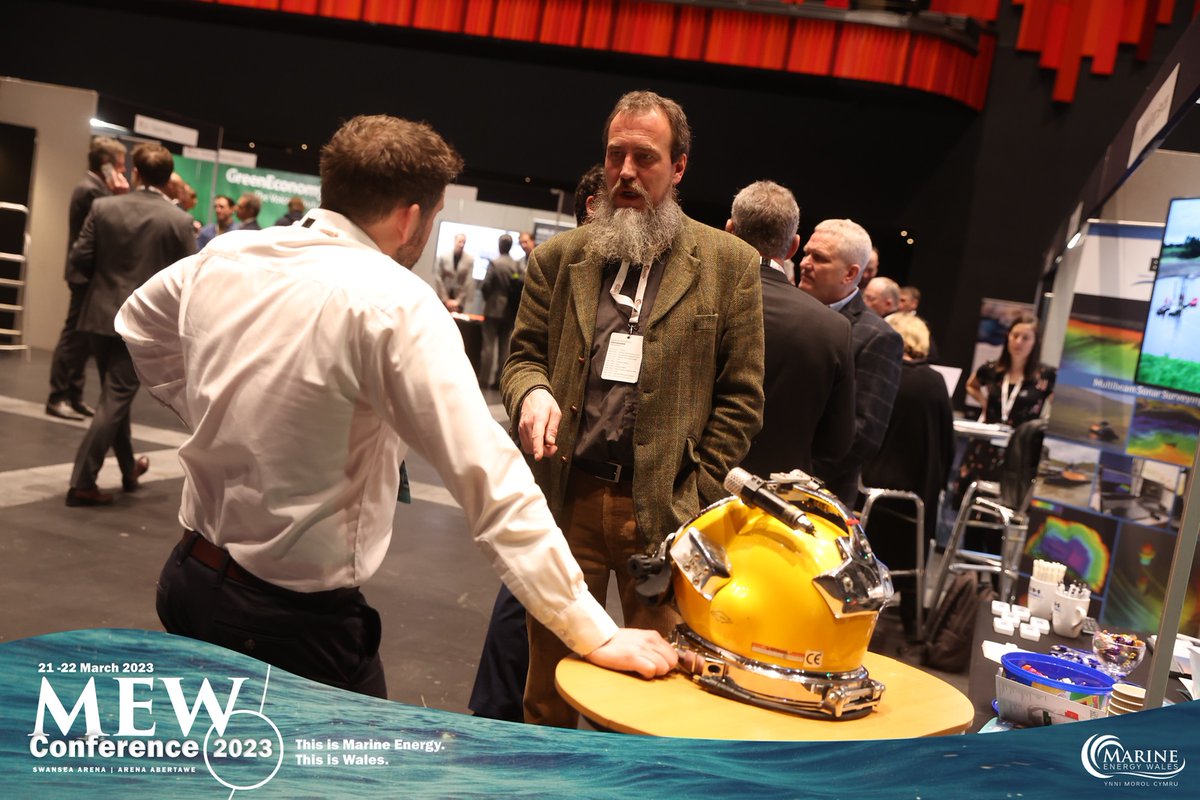 Fantastic to see how much #MEW2023 Exhibition has scaled up this year - supply, demand and interest rocketing! A huge thank you to all our exhibitors for bringing marine energy to life...the hall has been buzzing over the last few days!!

#ThisIsMarineEnergy #ThisIsWales