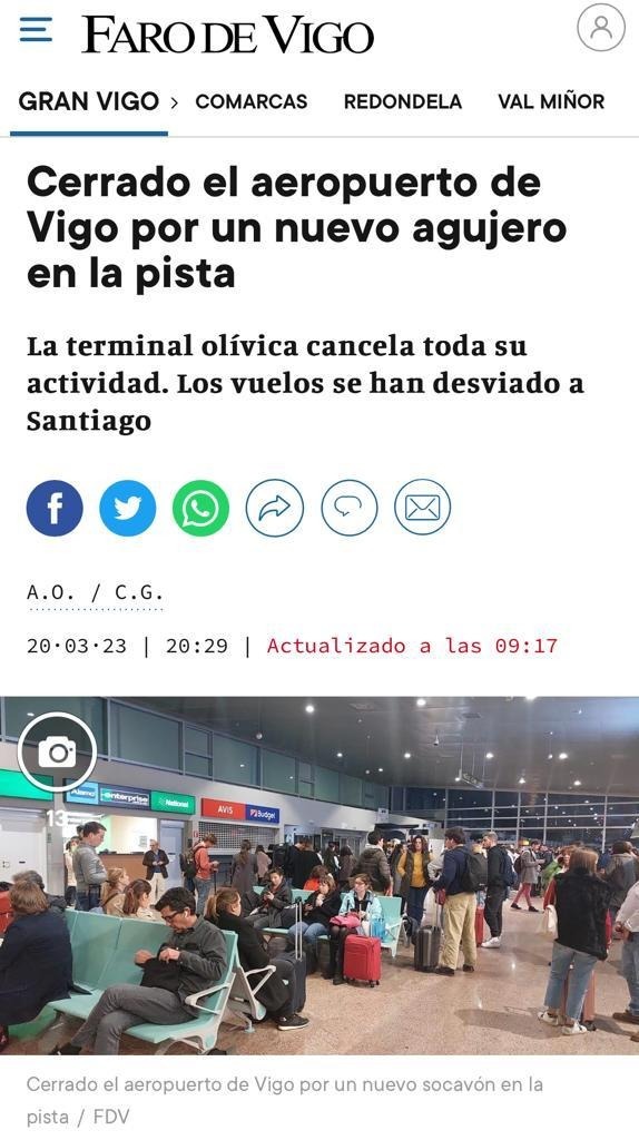 martaftapias's tweet photo. En Vigo el @PSOE se ha tomado muy en serio la campaña 'Un día sin aeropuertos'. Espero que no se repita más 😥 https://t.co/Y8kkFfIg5c