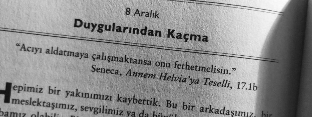 "Acıyı aldatmaya çalışmaktansa onu fethetmelisin."