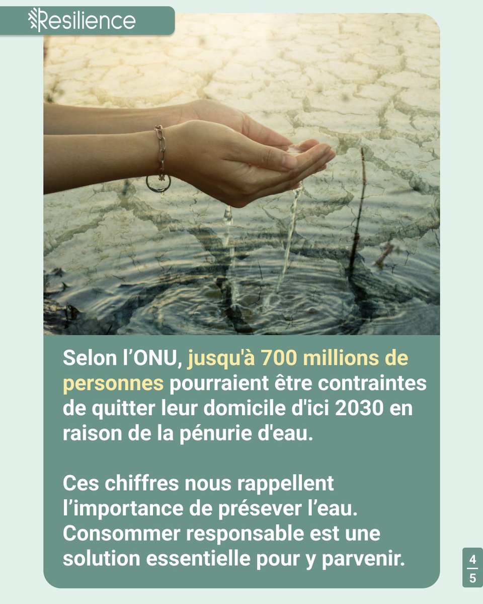 ResilienceGreen's tweet photo. Aujourd'hui, c'est la Journée Mondiale de l'Eau ! 💧💦 Nous célébrons cette journée pour rappeler à tous l'importance de l'eau dans nos vies et l'importance de la protéger
 #journeemondialedeleau #protegerleau #eaupourtous #app  #consommermieux #consommerautrement https://t.co/SppElaghgH