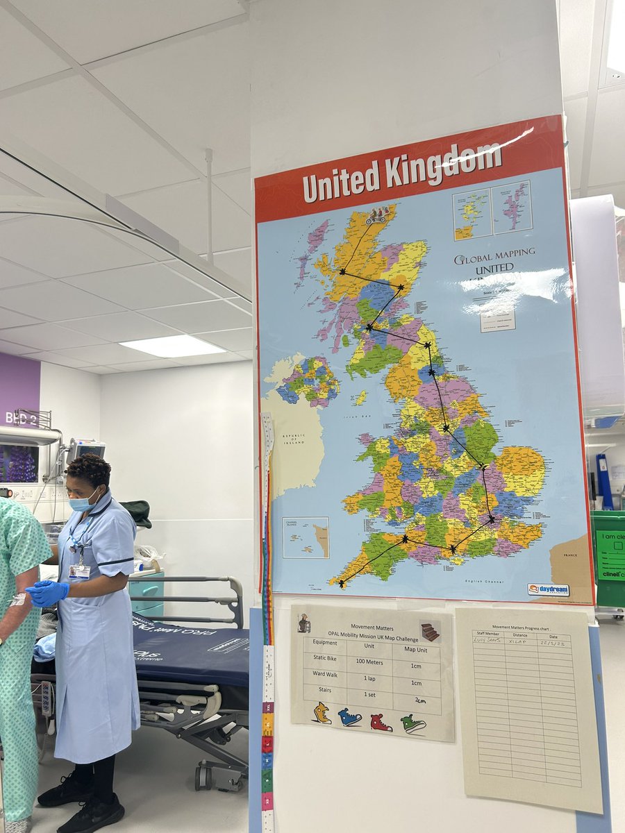 nicejaus's tweet photo. Easter Tour of Britain has started @opal_unit for our patients and staff to join. Watch out for the surprise prizes as we reach every significant landmarks ๐ฌ๐ง๐ดโโ๏ธ๐ถโโ๏ธ๐บ๐โโ๏ธ๐ #MakeMovementCount @NHSHarlow @ReconGamesUK @GamesEoE https://t.co/3IAIBee7b7