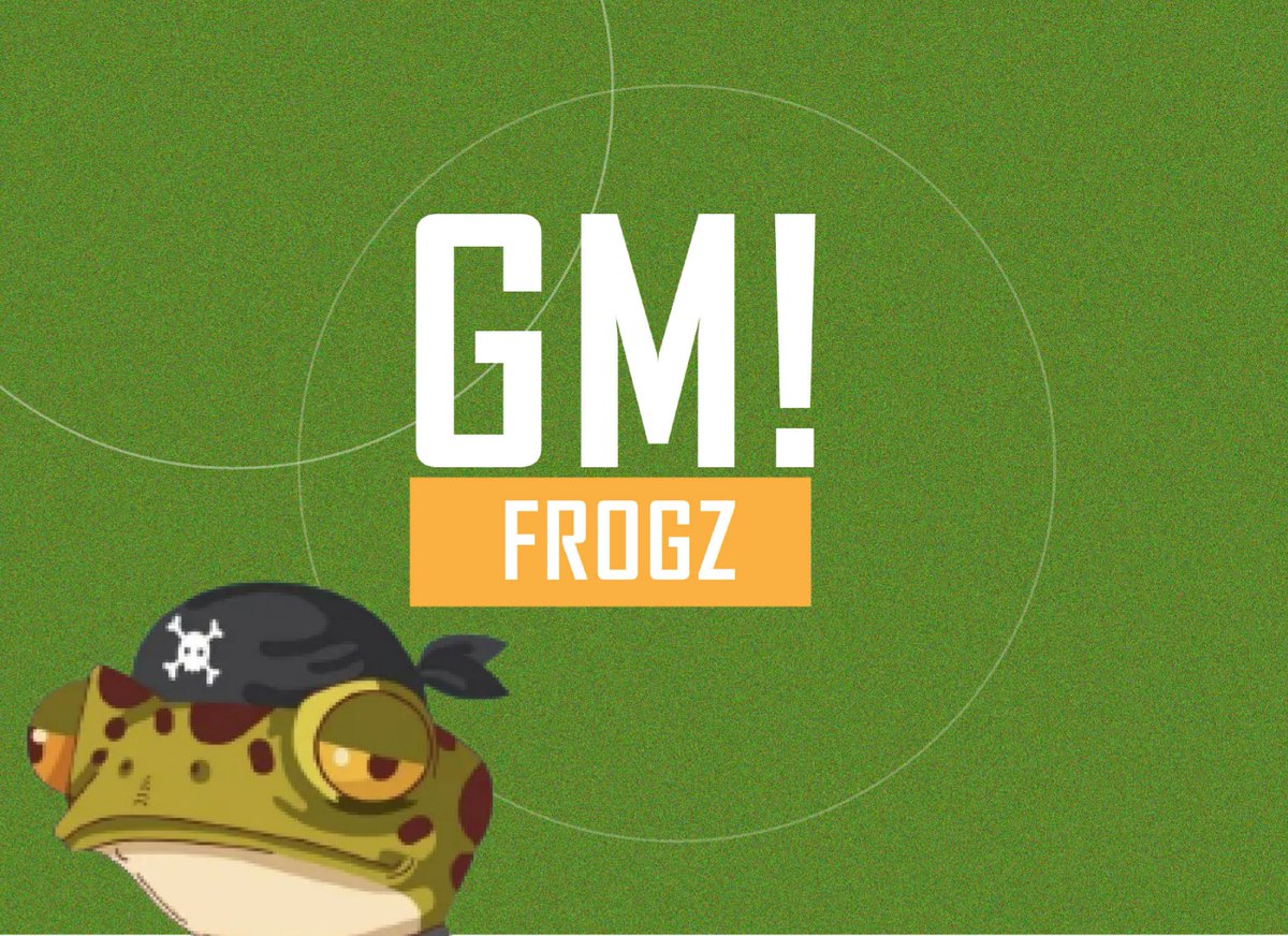 GM Frogz! 🐸

#Ethereum #NFT