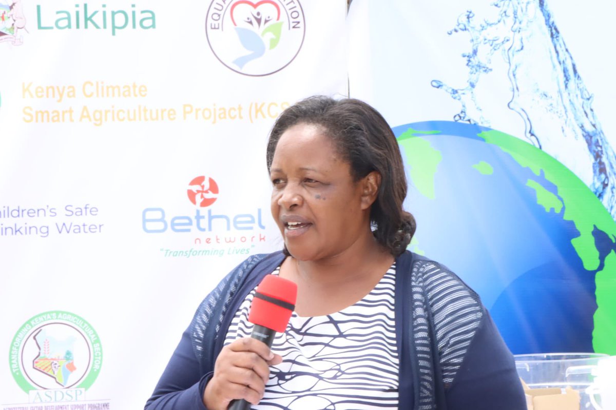 CountyPress031's tweet photo. Today’s World Water day calls us to accelerate change to solve the water and sanitation crisis. Laikipia County Government joins players in the WASH sector to advance today’s theme. Also joining are Equal foundation,ASDSP, NYAHUWASCO, Impact, KCSAP, EQUATOR GLACIERS and CETRAD. https://t.co/6j9aFj2ISm