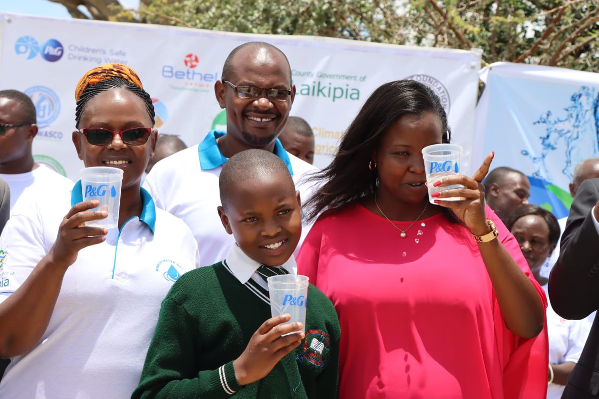 CountyPress031's tweet photo. Today’s World Water day calls us to accelerate change to solve the water and sanitation crisis. Laikipia County Government joins players in the WASH sector to advance today’s theme. Also joining are Equal foundation,ASDSP, NYAHUWASCO, Impact, KCSAP, EQUATOR GLACIERS and CETRAD. https://t.co/6j9aFj2ISm