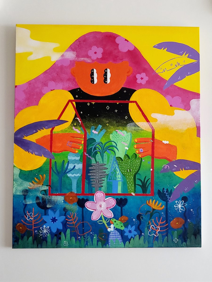 끝!

70.7*60.6

이쁘네요♡.♡헤헤
#nft #NFTCommuntiy
#drawing #illustration #acrylicpainting #doodle #일상 #드로잉 #일러스트레이터 #daily #일러스트레이션 #아크릴 #painting #나 #자아 #portraitpainting #정원 #garden