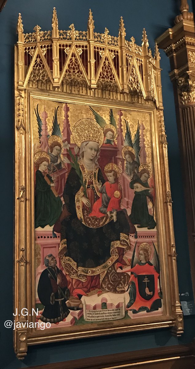 #GothicPainting
The Virgin of Mosén Esperandeu de Santa Fe

Aragonese School 1438-39 Tempera on Panel 
The work can see in the wonderful 
🏛️ @Museo_Lazaro Madrid, Spain 
Blasco de Grañen (Doc.1422-1459)🇪🇸

#Painting #PaintingOfTheDay #ArtLovers #Art  #javiango
©️#TweetWithQuality