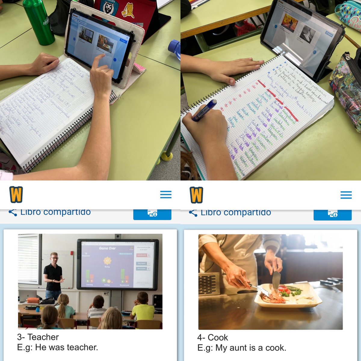 sergiolm21's tweet photo. Hemos usado la herramienta web @WriteReaderApp para crear libros digitales sobre las profesiones en inglés #creativeLiteracy #creativeWriting #WriteReader #teachingEnglish #CompetenciaDigital https://t.co/L4NLKsEUEL