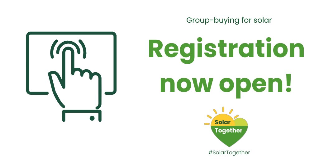 greener_kent's tweet photo. #SolarTogether is back for another round! We have partnered up across #Kent for our third group-buying for solar scheme of 2023.  Register for free and without obligation here: https://t.co/NR3VlAXXud https://t.co/VXGqSbNXGV