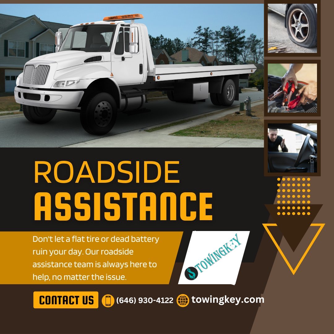 towing_key's tweet photo. 🚦🚘 Need help getting back on the road? Our team has you covered with jump-starts, fuel delivery, and more! Don't let car trouble ruin your day! Roadside Assistance Emergency Service 🆘🔧

Call us at 📞 646) 930-4122  or visit our website at https://t.co/1ZbqTomPGL

#towingkey https://t.co/LMNksuv1lj