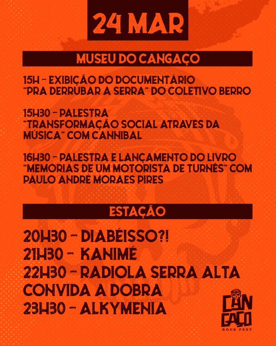 CangacoRockFest's tweet photo. Programação completa do 9° Cangaço Rock Fest
#9CRF #serratalhada #rock https://t.co/yg18Ls75H0