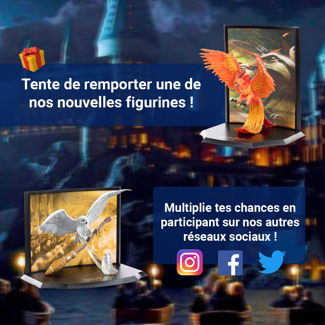 🎁 Pour fêter l'arrivée de nos nouvelles figurines, tente de remporter celle de ton choix en participant à notre jeu concours ! 

🔁 RT,
👍 Follow Noble Collection,
💬 Mentionne un ami en commentaire !

🥁 Le tirage aura lieu le 31 mars à 14h !

📚 bit.ly/3TBEjXi