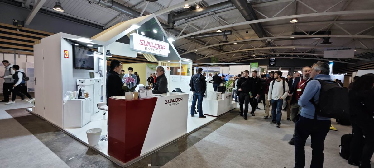SunwodaE's tweet photo. Welcome to booth G2B28-1 and explore our residential energy storage solution!
#BePOSITIVE #EUREXPO #SUNWODA https://t.co/zL02mSWXPe