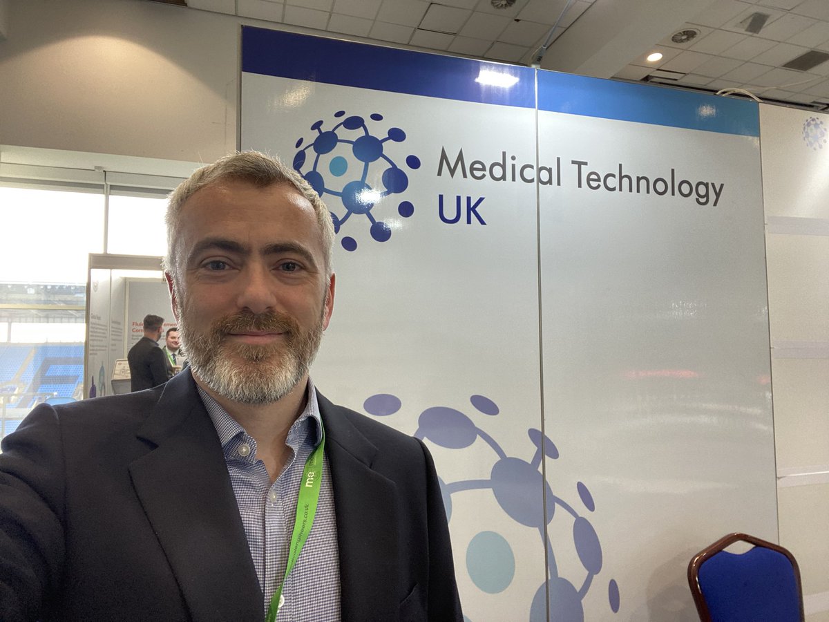 AlanFinnerty's tweet photo. Attending @MedicalTechUK exhibition today. Looking forward to catching up with #MedTech industry peers and commercial partners. #MedTechUK @medovate https://t.co/N8H6uk0Mo6