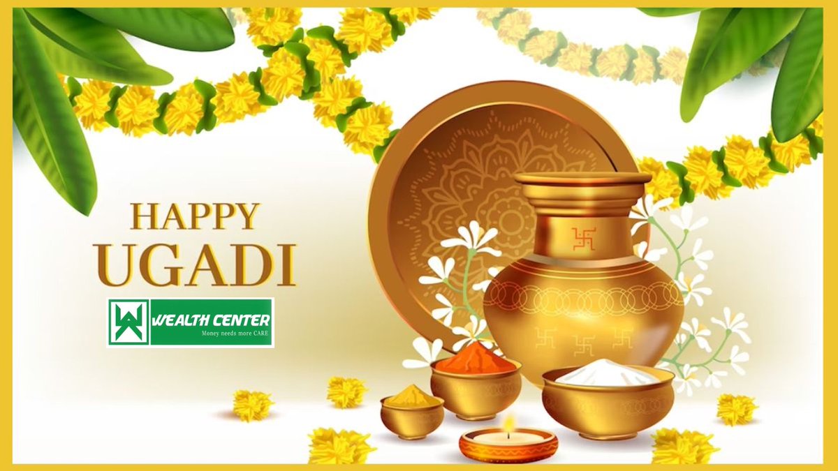 wealthcenter's tweet photo. శోభకృత్ నామ సంవత్సర ఉగాది శుభాకాంక్షలు #UgadiWishes #WealthTV #wealthcenter https://t.co/HRqSwLXRk1