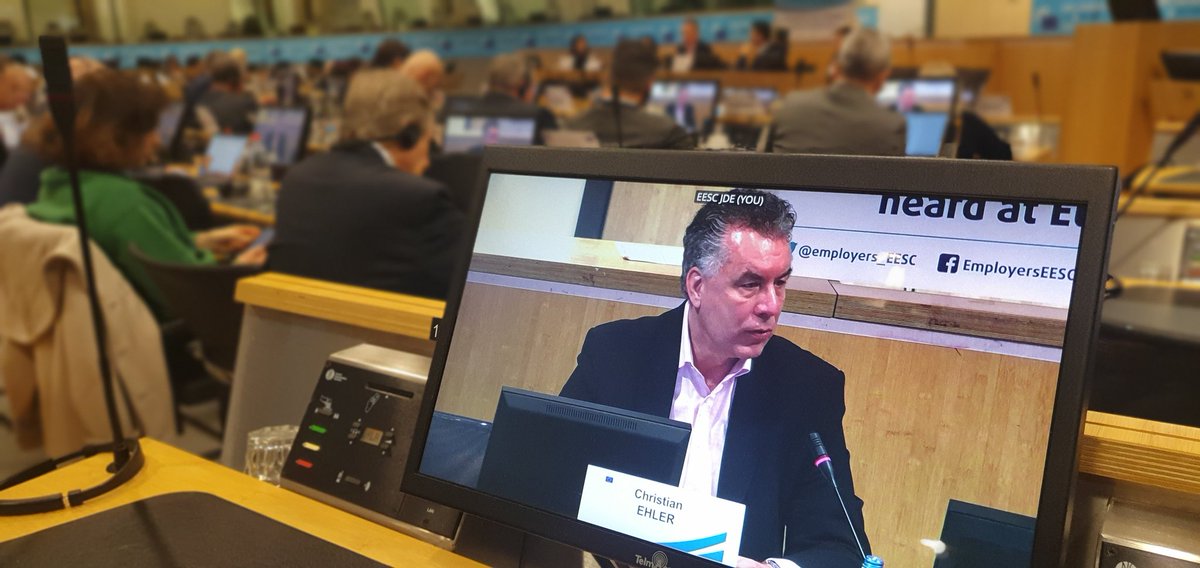Very happy to join the @employers_EESC to discuss #EUCompetitiveness, and the #GDIP as well as the #NZIA specifically. Interesting insights from the Members and ERT. We are in a critical time for the European economy and these exchanges are crucial to get European policy right.