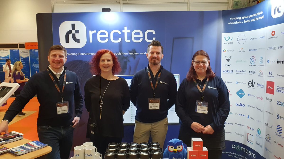 RectecLtd's tweet photo. Day two at the @recexpo London!
Let's go!
#Rectec #recruitment #recruitmentagencyexpo #events #tech https://t.co/sRCdfJ2qrL