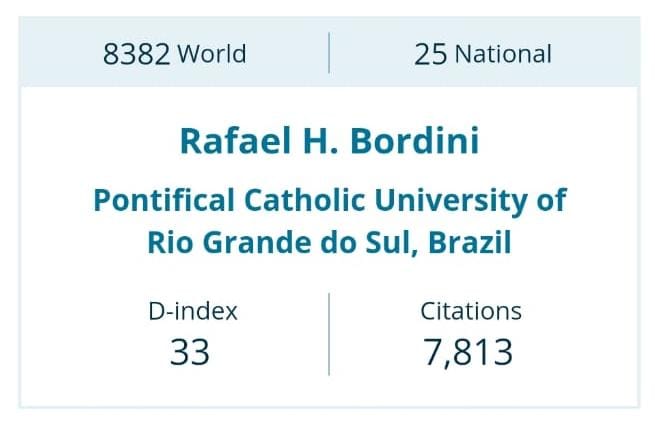 rhbordini's tweet photo. Ranked 25th among computer scientists in Brazil according to https://t.co/8MfM29AaFC https://t.co/Af1uX91jLn https://t.co/UpZ8GcLND2