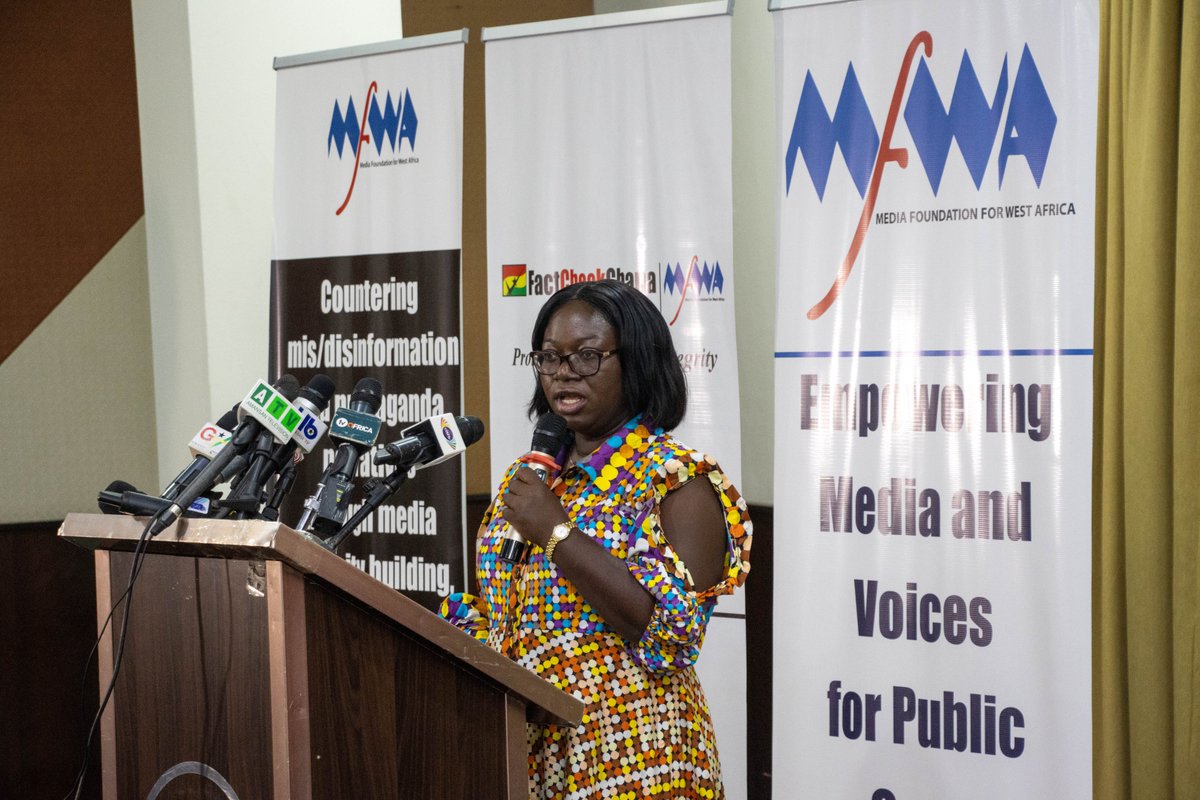 TheMFWA's tweet image. The @UKinGhana has committed 400,000 pounds to build capacity in dealing with misinformation and disinformation - Clara Osei-Boateng-British High Commission
@FCDOGovUK 
#CounterMisinformation
#CounterDisinformation
#MFWA
#FactCheckGhana