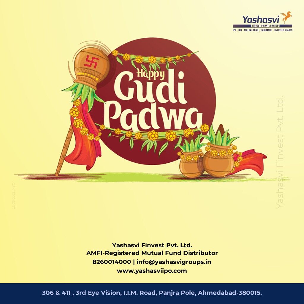 Give a good #start to this #newyear by setting #financialgoals for your #securedfuture.
.
.
.
#start a #sip today.
.
.
#happygudipadwa #happynewyear #marathinewyear #sipkaromastraho #mutualfundssahihai #wealthcreation #financialfreedom #insurance #unlistedshares #preipo #ipo