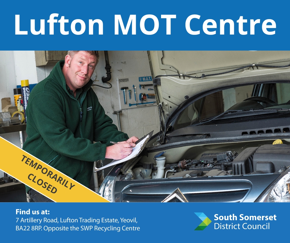 🚗 As we transition to the new Somerset Council, our Lufton MOT Centre in Yeovil will require revisions to ensure it is safe and compliant. This means that we are no longer accepting MOT bookings, but once a new license is approved, we will be back up and running in no time! 🚗