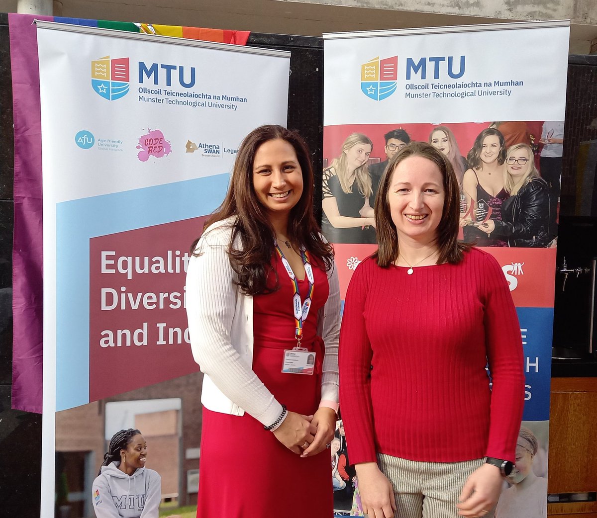 Celebrating inclusion in @MTU_ie an LGBT* student society event as part of FLAG awareness week supported by @EDIMTU and Societies. @aoifekelliher and @siobhkanga