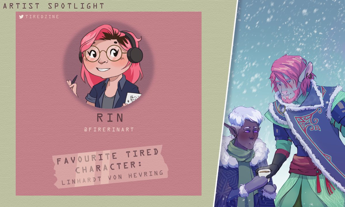 Introducing <a href="/firerinart/">Rin</a> ! ☕️

"Rin is a Japanese-Canadian illustrator, animator and storyteller. She draws in a variety of styles and themes ranging from children's book to horror, and loves to experiment and learn at every opportunity."