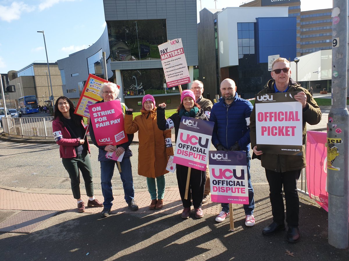 Huddersfield UCU tweet media