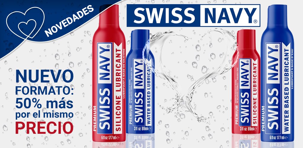 SordiLand's tweet photo. 🌊 SWISS NAVY ⚓️
Los lubricantes son formulados con ingredientes de alta calidad. Deslizamiento, placer y comodidad.
⬇️⬇️🛒⬇️⬇️
https://t.co/TAlNvm9QVi
#TiendaOnline #Juguetes #Adultos #España #Spain #Morbo #Cerdeo #Lubricnate #BaseAgua #BaseSilicona #Fist #Navy #SwissNavy https://t.co/886EZmQvo3
