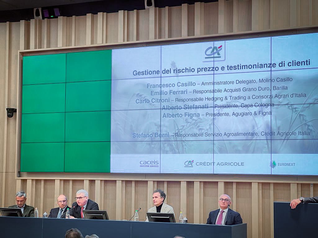 According to Emilio Ferrari <a href="/barillagroup/">Barilla Group</a> Cash-settled contracts and <a href="/Sitagri_/">Sitagri</a>  #durumwheat Index #SEDWI are the perfect answers against price volatility in the European durum wheat market