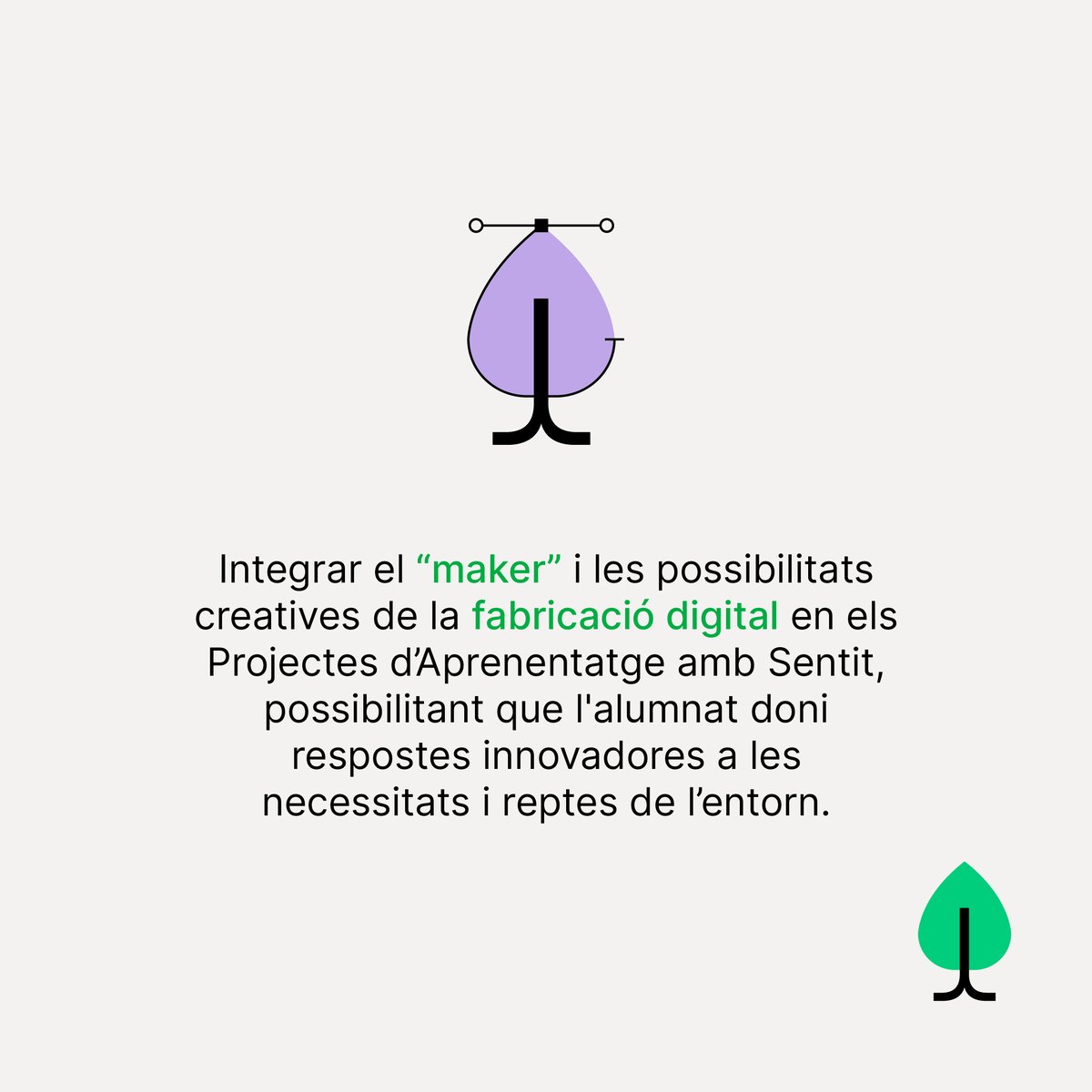 cesirecat's tweet photo. Mentre esperem la publicació de la resolució, compartim amb vosaltres els tres eixos d’innovació del #ProgramaFaig: programa intensiu per a la transformació educativa:
🔎Aprenentatge per projectes
🚀Desafiaments socials
💡 "Maker" i fabricació digital https://t.co/4sIkPnbncx