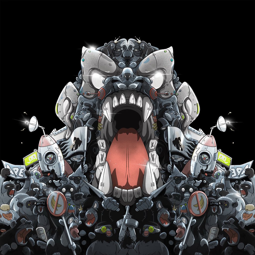 If you got given this <a href="/apefinfts/">DeFi Apes</a> would you PFP it⁉️