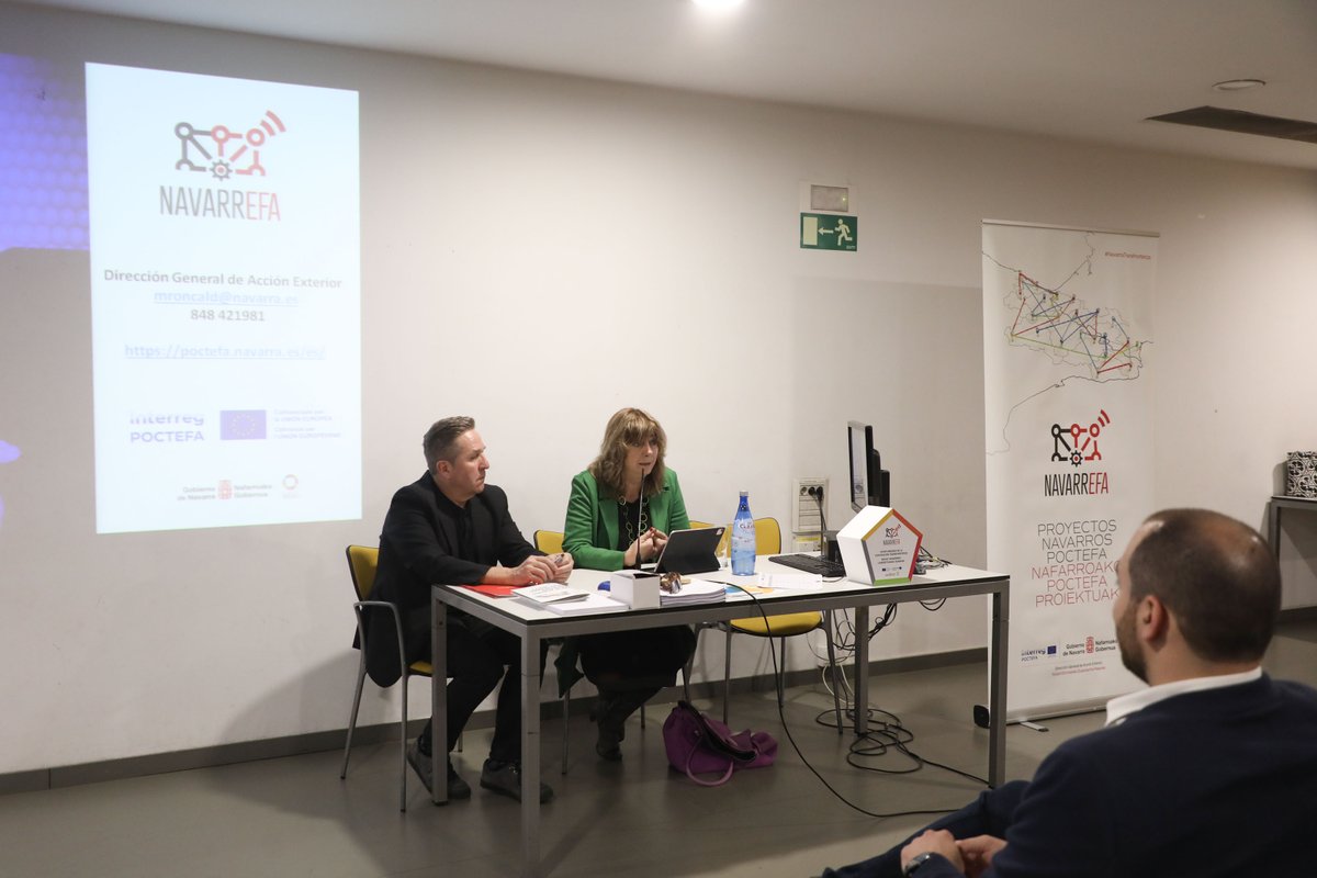 noticiasgob_na's tweet photo. Acción Exterior ofrece las claves para diseñar un proyecto #POCTEFA , cuya primera convocatoria está abierta hasta el 9 de mayo

👉En el encuentro han participado cerca de 70 personas de entidades públicas y privadas

🔗Info: https://t.co/LbgTTeawle https://t.co/eX2eEhkFgm