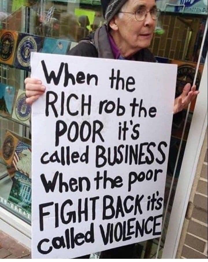Britain_People's tweet photo. 🔴PROFITS DOUBLE

• HSBC banking profits doubled
• Shell energy profits doubled
• BP energy profits doubled
• BP CEO  pay doubled
• Shell CEO pay doubled

And they tell you it's YOUR 18 year low wage packet that's causing inflation crisis.

You're ROBBED in broad daylight. https://t.co/hZvffuzWPQ