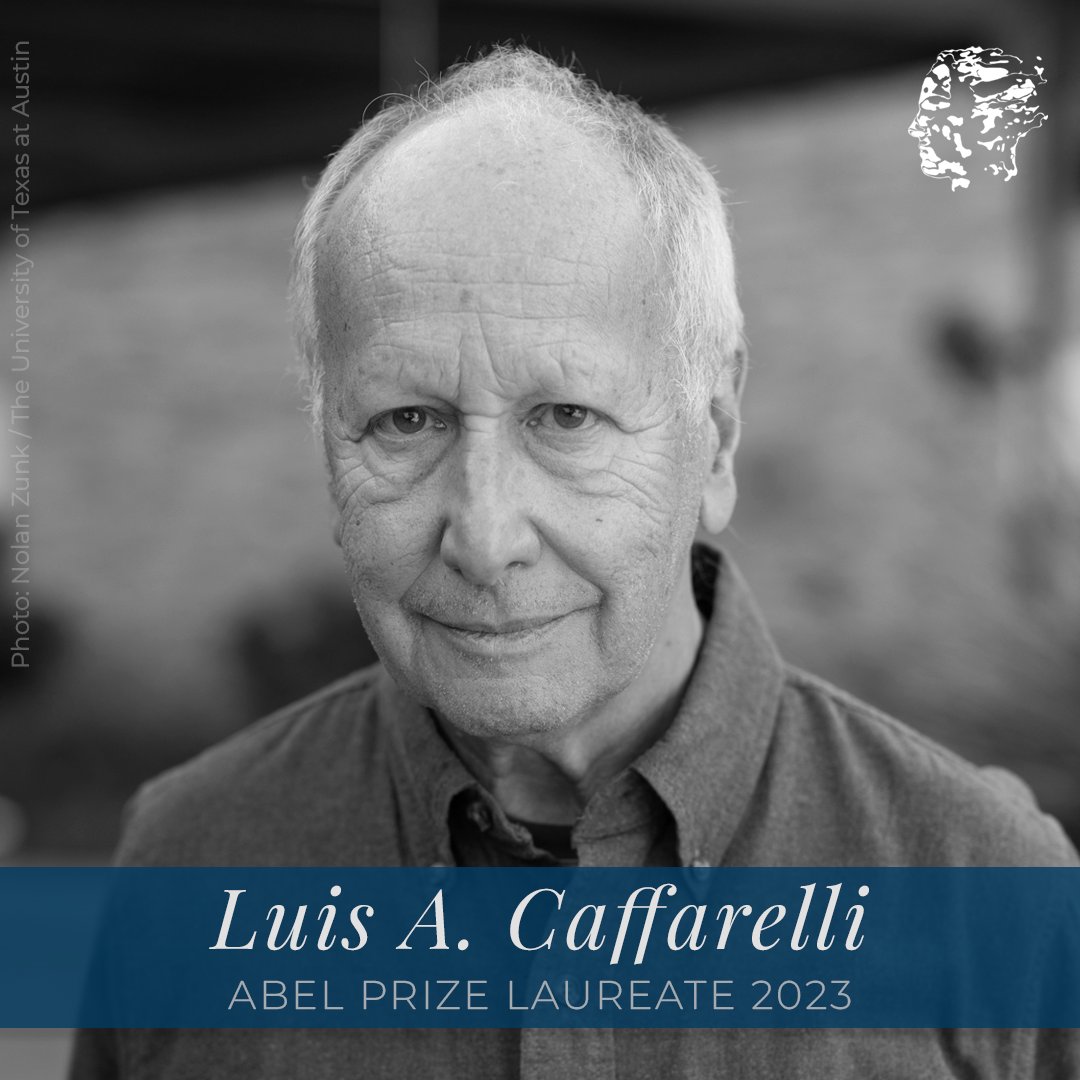 The Norwegian Academy of Science and Letters has decided to award the Abel Prize 2023 to Luis A. Caffarelli (@UTAustin). #AbelPrize #AbelPrize2023