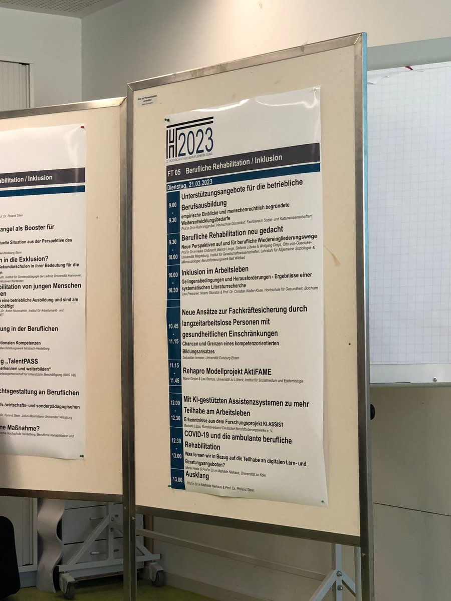 Tschüss Bamberg! Es waren zwei aufregende Tage im Rahmen der 22. Hochschultage Berufliche Bildung, die wir hier erleben konnten! Wir nehmen viele spannende Impulse zu den Themen berufliche Rehabilitation und Inklusion mit nach Magdeburg! #Arbeit #Gesundheit #OVGU