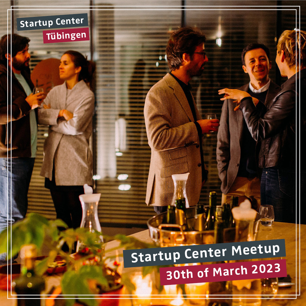 Startup Center Tübingen (@startuptue) on Twitter photo Come to our #StartupCenterMeetup on Thurs, 30.3. at 5:30 PM!
👂Listen to the AI startup story of #MATVIS and meet their founders
🤝Connect with the <a href="/Cyber_Valley/">Cyber Valley</a>
👄Meet other entrepreneurs, exchange ideas
🎤Take the stage and pitch your ideas
Register bit.ly/3Z60ru3 Come to our #StartupCenterMeetup on Thurs, 30.3. at 5:30 PM!
👂Listen to the AI startup story of #MATVIS and meet their founders
🤝Connect with the <a href="/Cyber_Valley/">Cyber Valley</a>
👄Meet other entrepreneurs, exchange ideas
🎤Take the stage and pitch your ideas
Register bit.ly/3Z60ru3