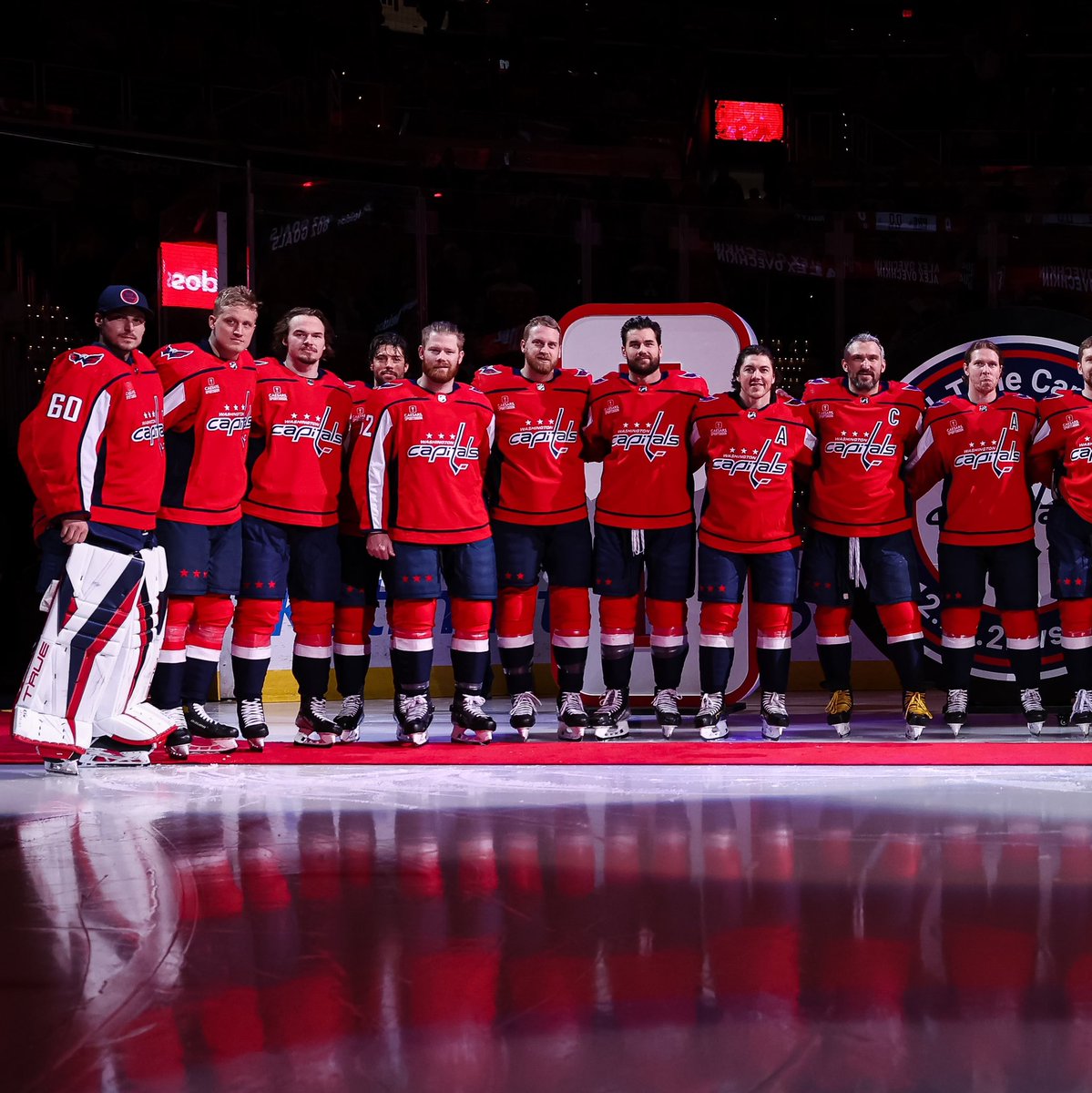 MonSportsNet's tweet photo. Of course @ovi8 passed another milestone on Ovi Night! 🐐

#ALLCAPS | #Gr802 https://t.co/B7igtUZG1k