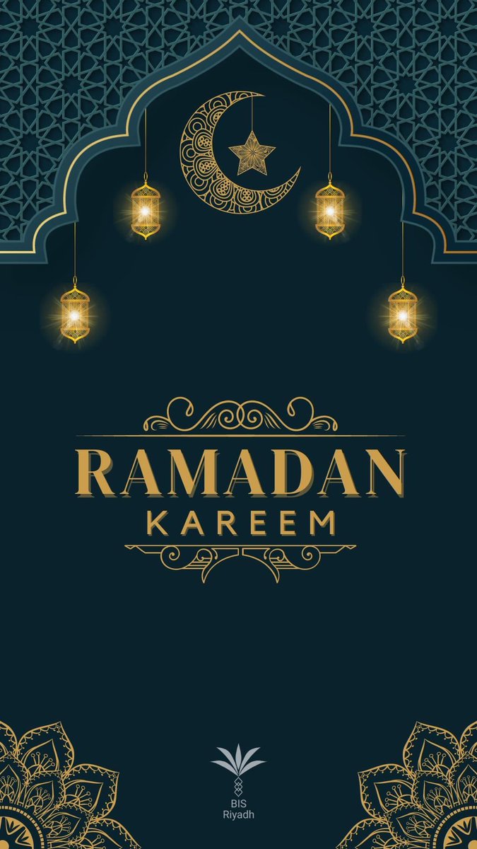 Ramadan Kareem! 🌙 The #BISRCommunity wishes everyone a peaceful and blessed Ramadan 🕌 
Please note that during the Holy month of Ramadan, starting tomorrow, BISR will follow the Ramadan hours of 8:20am - 2:50pm (Sun-Wed) and 8.40am - 2.50pm (Thurs) as previously communicated.