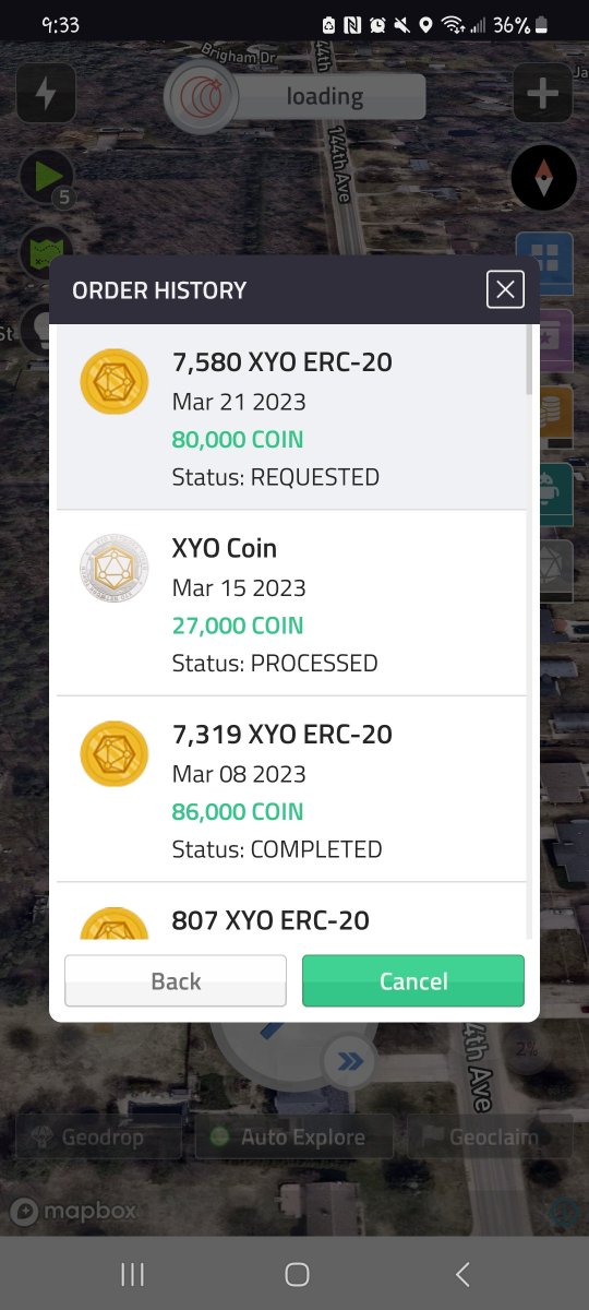 LarssonKeith's tweet photo. When you cash out for #XYO from #CoinApp to your #Coinbase just before the spike. https://t.co/khsEiv8p95