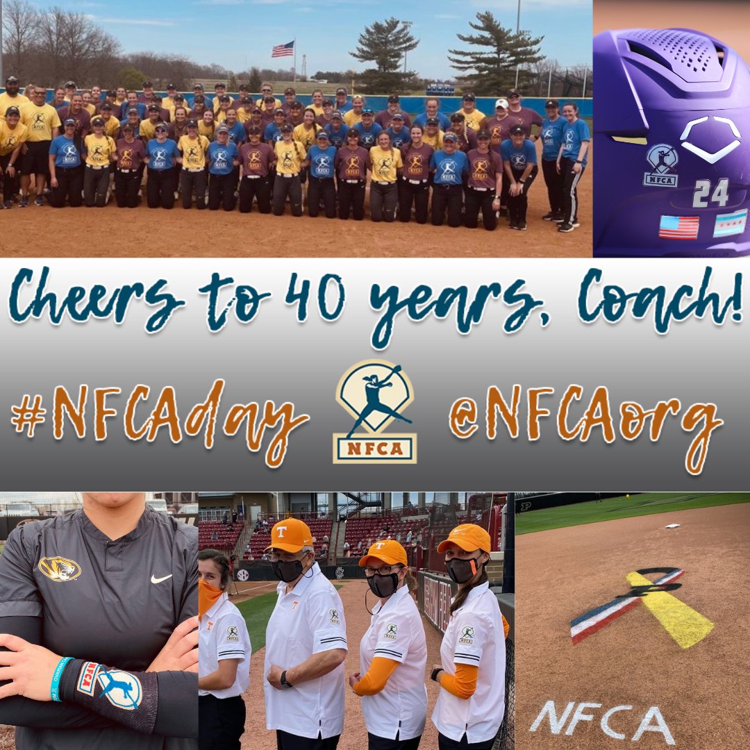 🥎Customize, customize, customize! Make #NFCAday your own by utilizing our logos to create your own swag. Check out what these programs did over the last few years, and start planning how your program will say 'Cheers to 40 years, Coach!'👇 Learn more: nfca.org/nfca-day