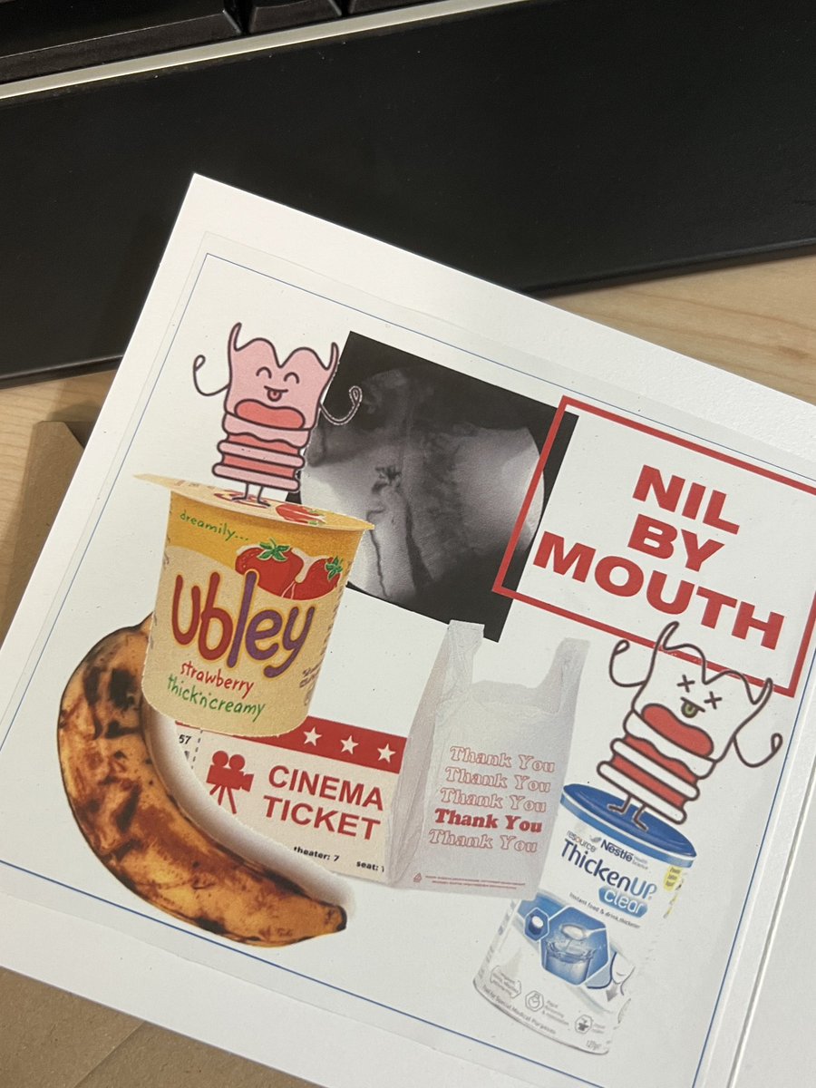 Just wanted to share this collage we made for our PE last week (and to those who can relate to have a laugh 😆)

Very grateful for the exposure and support I had on dysphagia in acute inpatient setting 😊 On to the next &amp; last placement 🙆🏻‍♀️ #slt2b