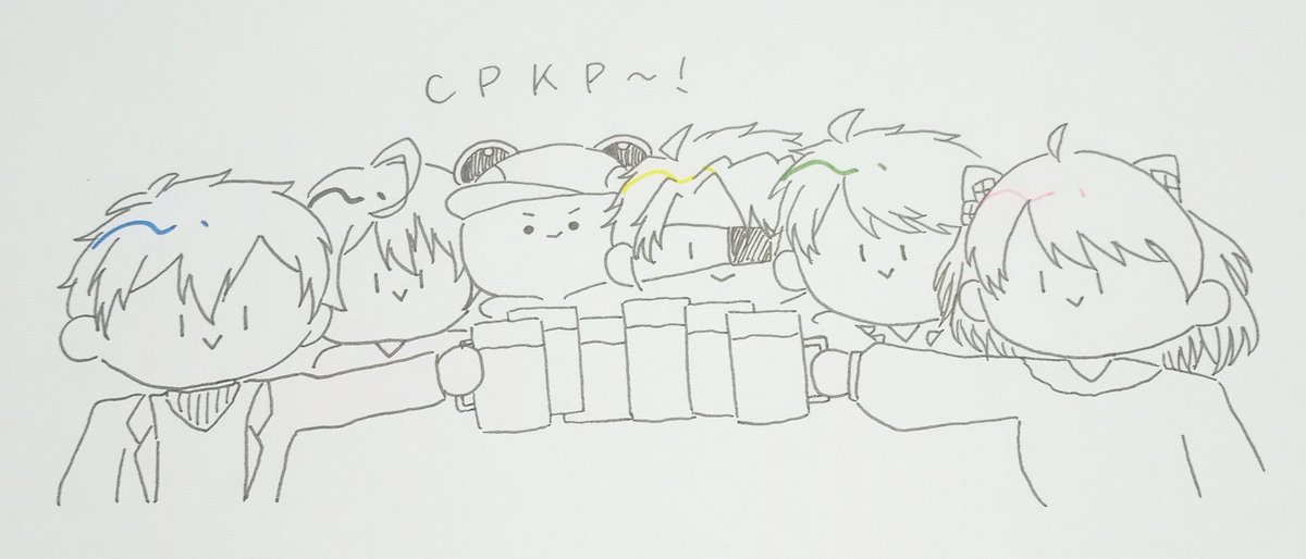 nibosi_1127's tweet photo. CPKP〜!٩( ᐛ )🍻( ᐖ )۶
#CPKP #からぴち
昨日の動画好きだったからイラスト描いていきたいな〜。५✍🏻
https://t.co/54SwL4OsKh https://t.co/uIErCCVjbR