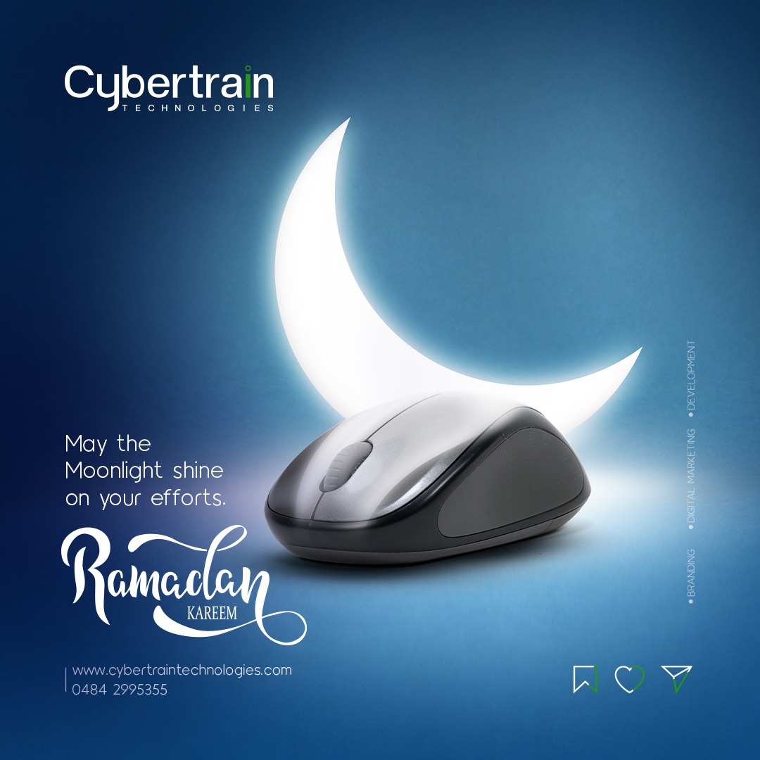 Cybertraintech's tweet photo. The holy month is starting, and it's time to erase all the negativity. May this Ramadan month bring you all the success in your life. Ramadan Kareem!
.
.
.
.
.
.
.
#ramadankareem #ramadan #cybertrain #cybertraintechnologies #builbrand #brandbook #branding #marketing https://t.co/bD1T3Lk1N5