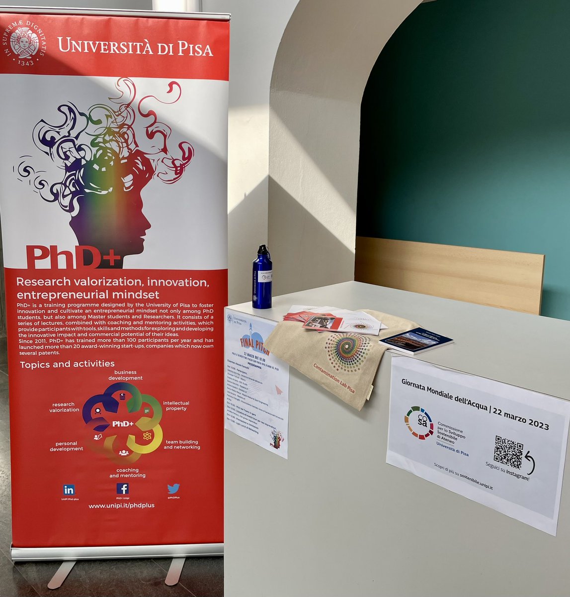 🚀 Il gran giorno è arrivato! 🚀

💡 Oggi i CLabber esporranno le loro idee davanti a una giuria di giovani imprenditori per aggiudicarsi i premi in palio del PhD+! 🔝

🌟 Non vediamo l’ora di scoprire chi saranno i vincitori! 🏅🥇🏅
.
.
.
#clabpisa #business #unipi #clab