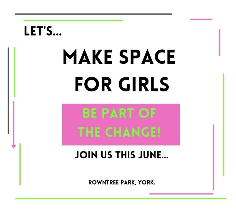 Fr_RowntreePark's tweet photo. We need you! Looking for people/groups to join our ‘Make Space for Girls programme of events running this June. Artists? Exercise? Dance? Nature based? We need you. Can you spare an hour to make a difference? - hello@rowntreepark.org.uk 
Please share and tag people! https://t.co/zi0KimnWHS