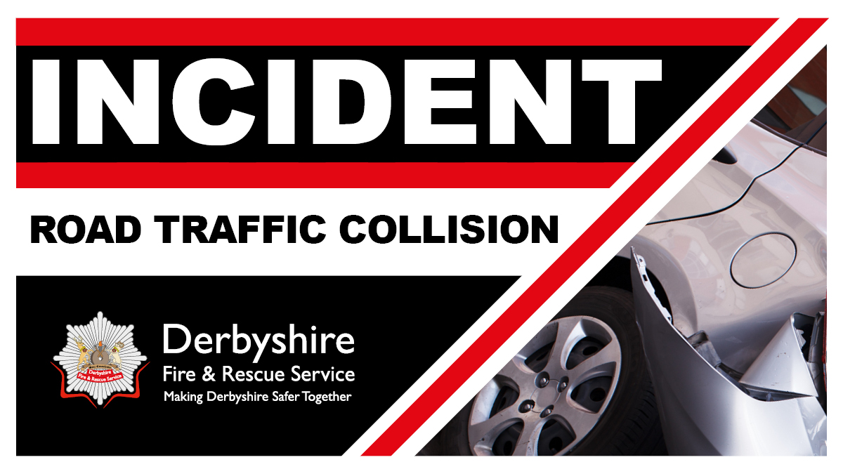 DerbyshireFRS's tweet photo. At 16.43 hours on Tuesday (21 March) a DFRS fire engine was involved in a RTC on Hassop Road, Hassop, while returning from an incident.
One female firefighter had to be extricated due to her injuries and taken by helicopter to hospital.
Read more: https://t.co/6DIqXMTj2T https://t.co/lqGoIhLuch