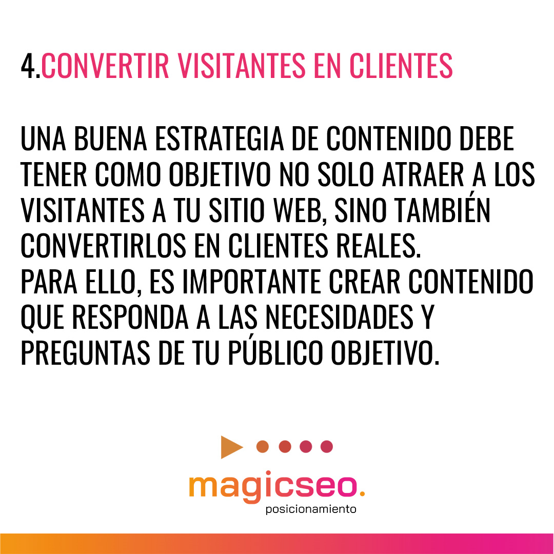 magicseoweb's tweet photo. Estos son algunos objetivos importantes que debes tener presentes al desarrollar una estrategia de contenido efectiva.

¡Desliza!

#estrategia #contenido #clientes #industria #marca #líder #posicionamiento #tráfico #sitioweb #autoridad #públicoobjetivo https://t.co/MfU9nDYWH0